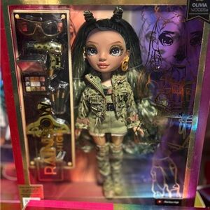 Rainbow High Olivia Woods Fashion Doll with Green Outfit
